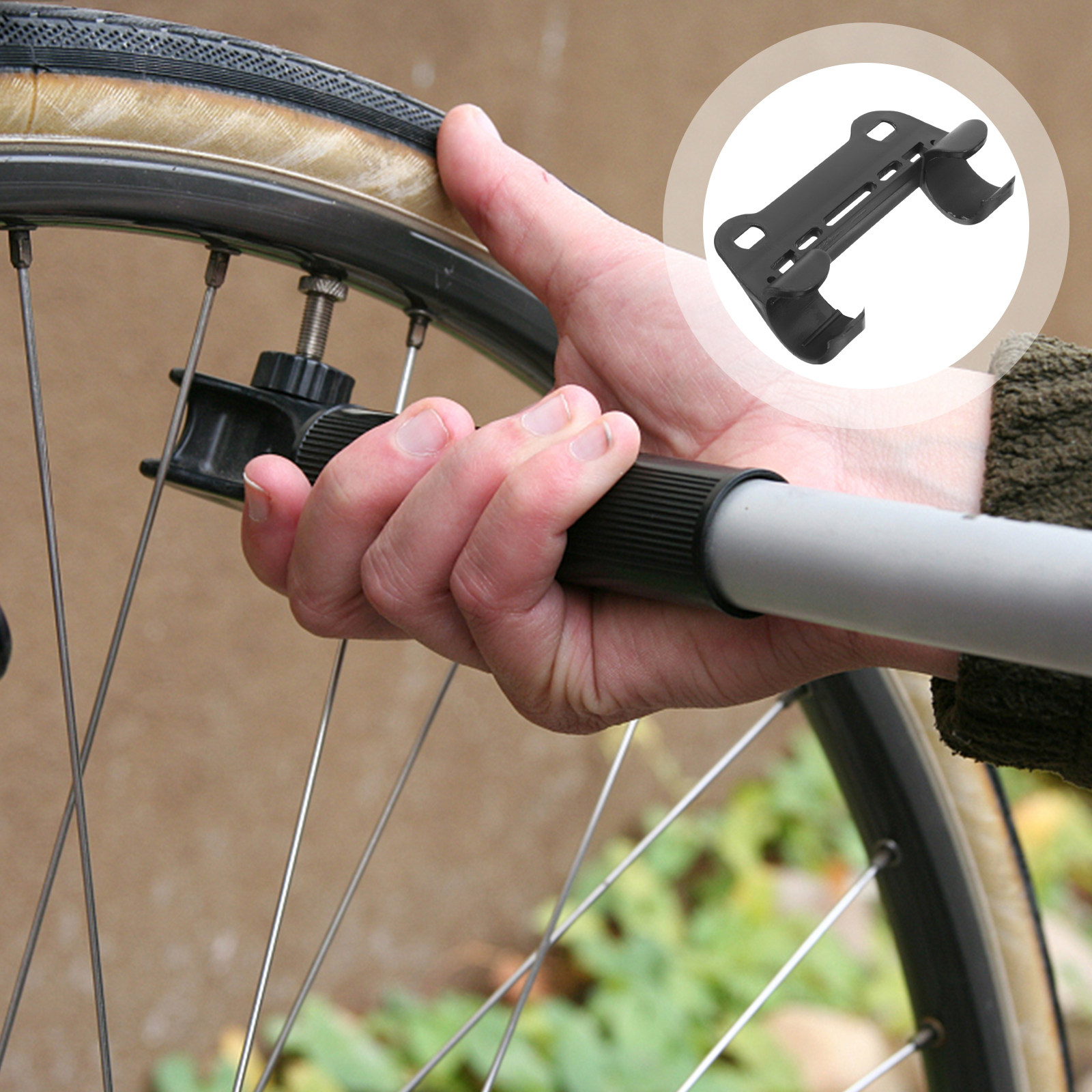 Bike Pump Frame Mount - 5개입 전문 자전거 펌프 홀더 나일론