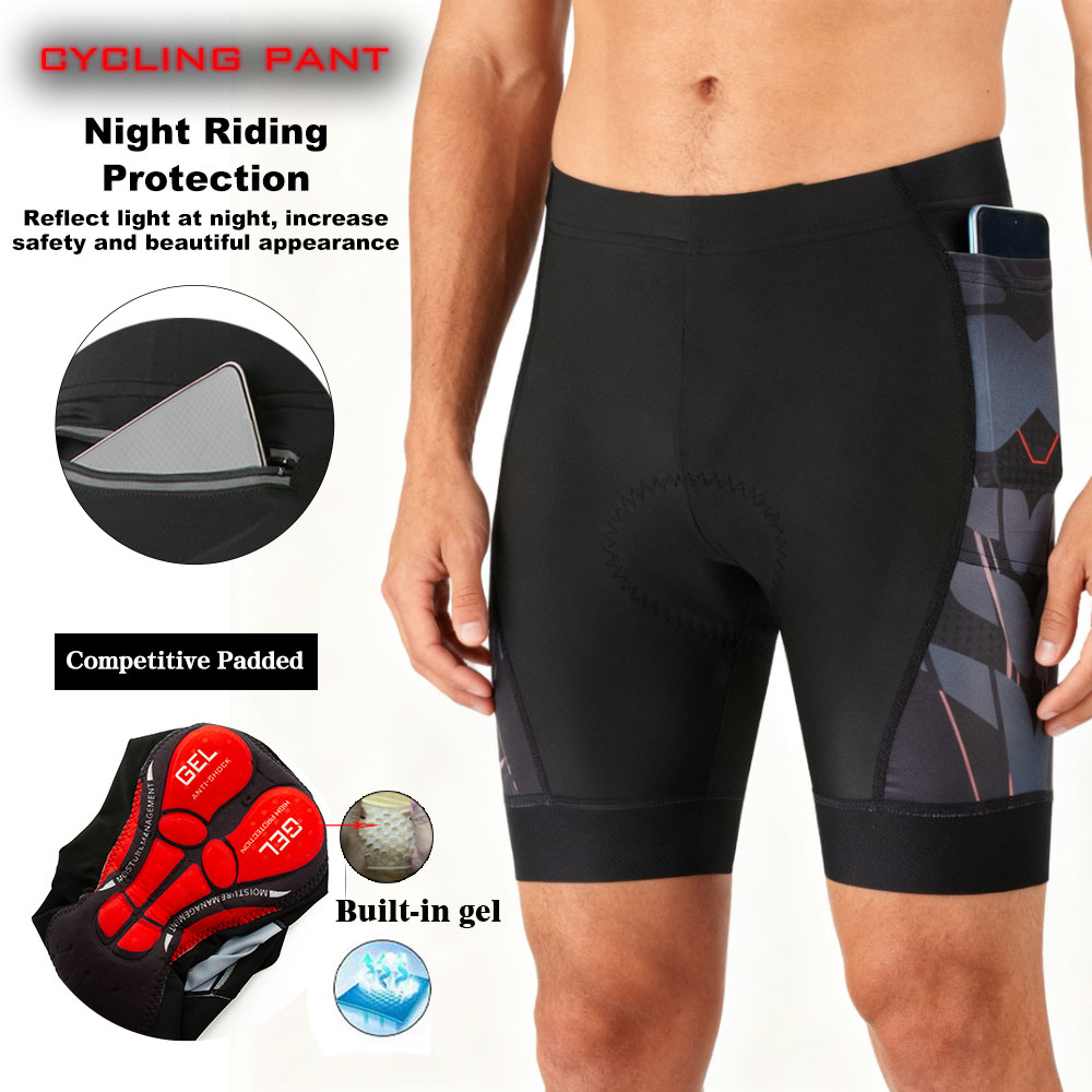 Cycling Commuter Clothing - 남성용 사이클링 패드 반바지, 로드 바이킹