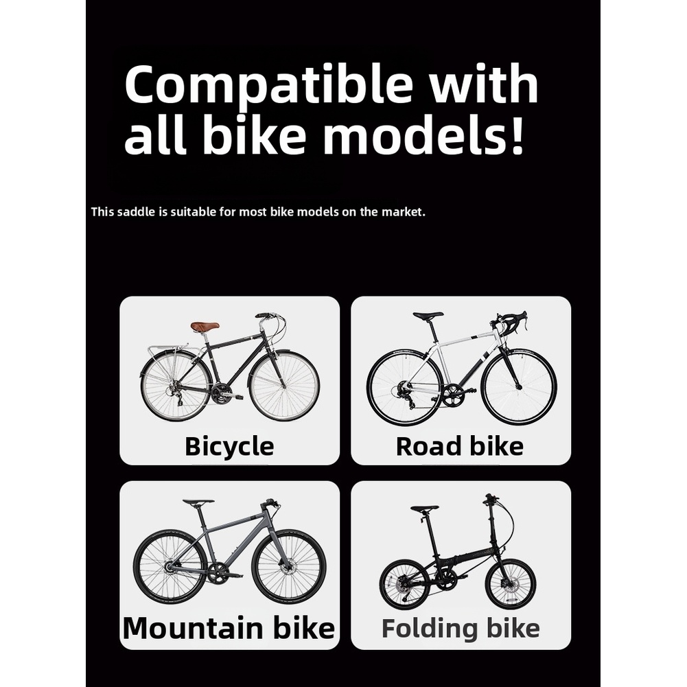 넓고 두꺼운 지지력 있는 폼 자전거 안장, 충격 흡수  - Commuting By Bike 리뷰 및 가격