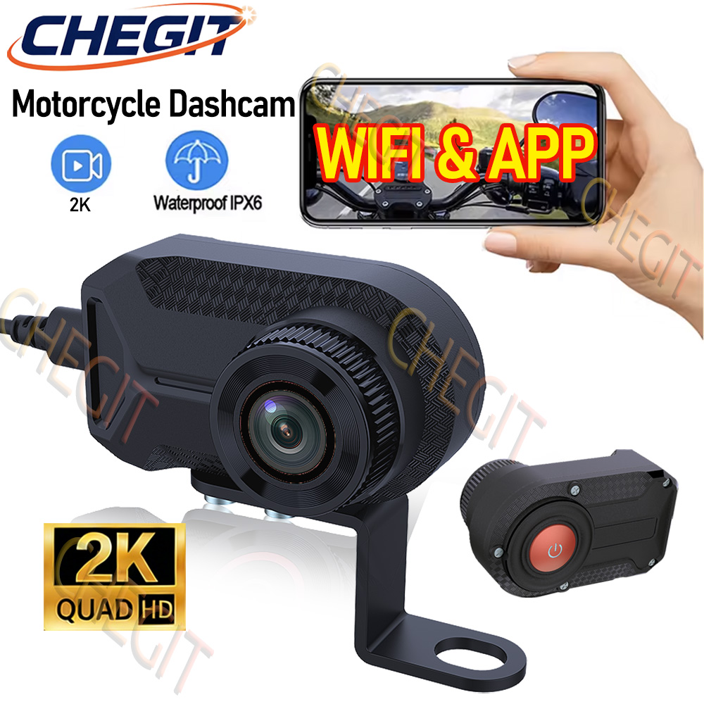 새로운 2K HD 오토바이 DVR 방수 IP66 WiF - Cycling Loop 리뷰 및 가격