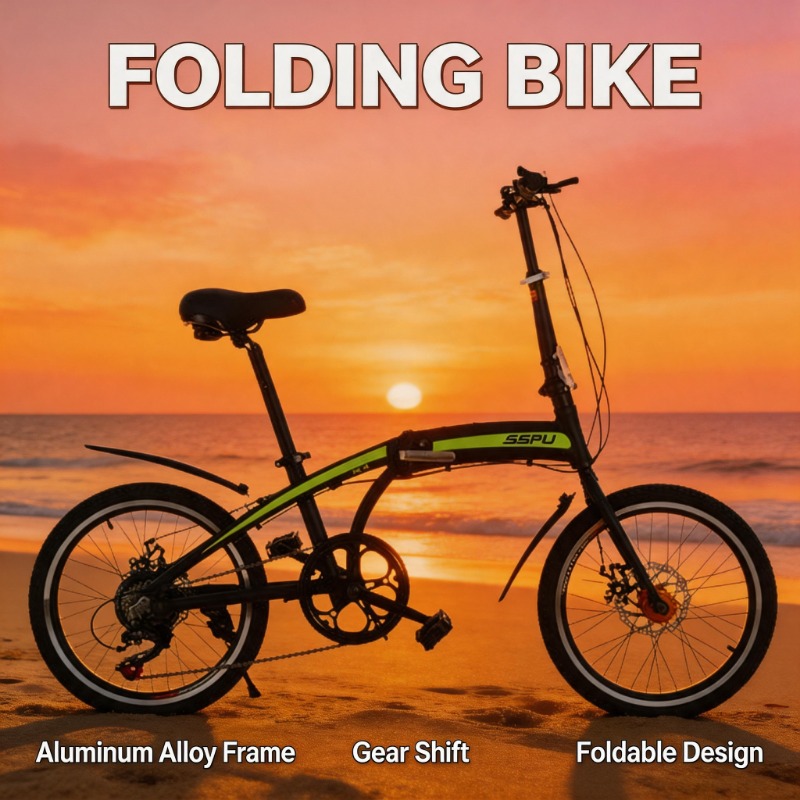 초경량 디자인의 접이식 자전거, 도시 여행용 자전거,  - Commuting With Bike 리뷰 및 가격