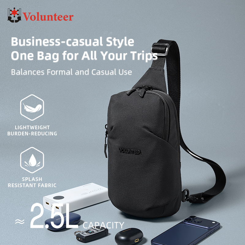 볼런터 2.5L 남성용 슬링 숄더백, 심플하고 캐주얼한 - Cycling Commuter Bag 리뷰 및 가격